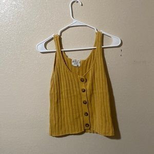 Womens yellow top